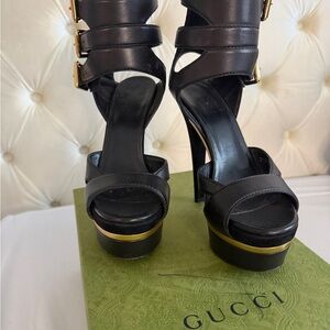 GUCCI Iman Platform Sandals